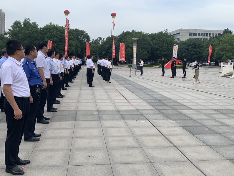 阳信县城投集团：积极参加县直机关党员集体宣誓活动