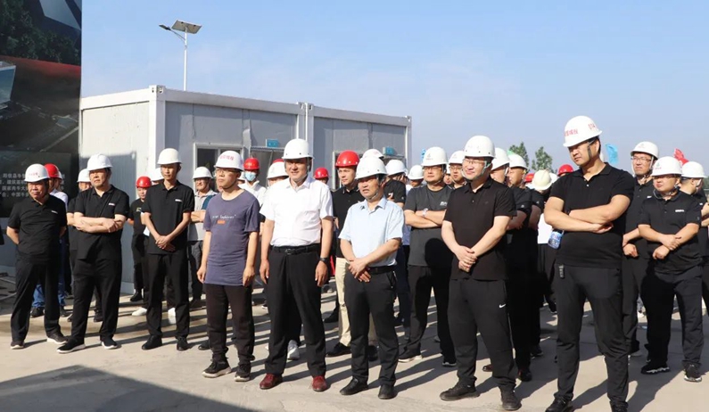 2023年全市住建系统高支模智能化现场观摩会在牛智谷大数据科创中心举办